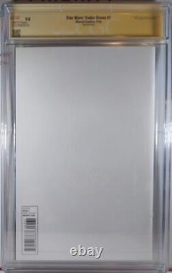 Signed Cgc Rupert Friend Grand Inquisitor Sketch Star Wars Vader Down #1 9.8