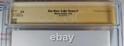 Signed Cgc Rupert Friend Grand Inquisitor Sketch Star Wars Vader Down #1 9.8