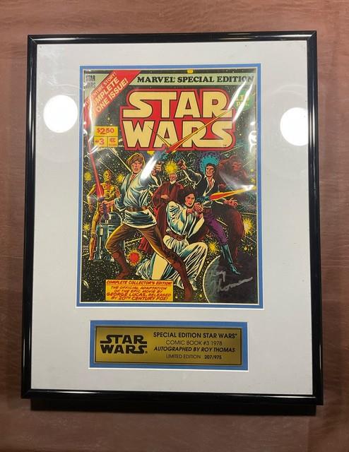 Special Edition Star Wars Comic Book #3 Autographed By Roy Thomas 207/975
