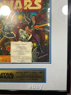 Special Edition Star Wars Comic Book #3 Autographed By Roy Thomas 207/975
