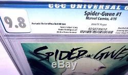 Spider Gwen #1 Rare Recalled Portacio Variant! Cgc 9.8! Limited Special Print