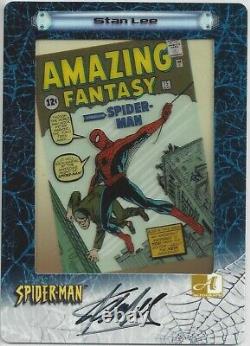 Spider-Man FilmCardz Stan Lee Autograph Card A11 Case Topper Artbox 2002