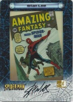 Spider-Man FilmCardz Stan Lee Autograph Card A11 Case Topper Artbox 2002