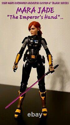 Star Clone Wars Custom 6 lot Black Series MARA JADE The Emperor's Hand Assassin