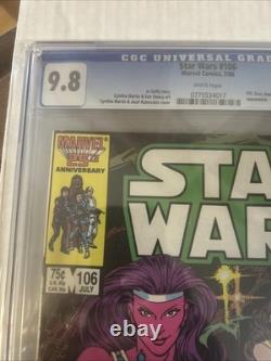 Star Wars #106 CGC 9.8 WP From Original Owner Collection (1986) Star Wars #106 CGC 9.8 WP From Original Owner Collection (1986)