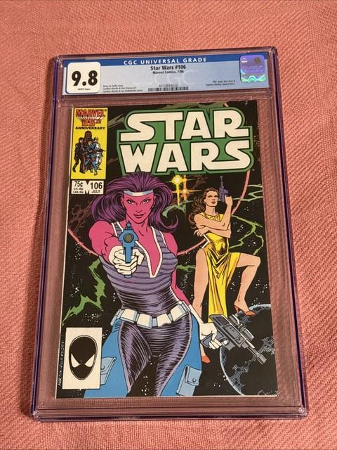 Star Wars #106, Cgc 9.8 White Pages, Marvel 1986