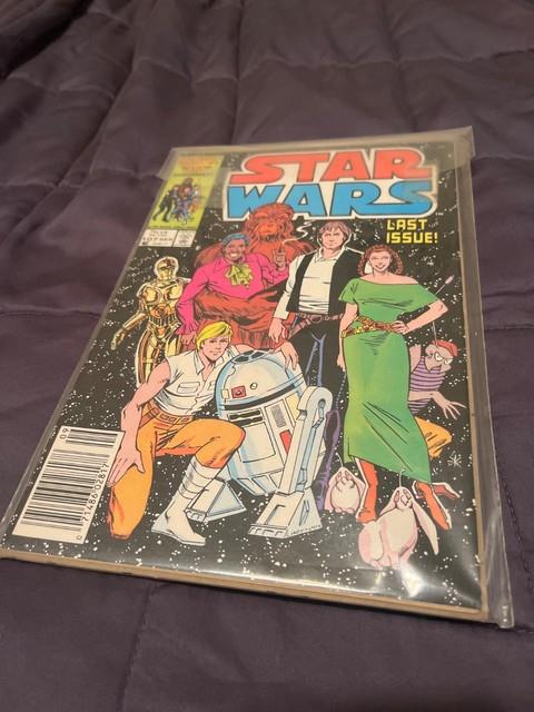 Star Wars #107 Last Issue! Scarce! Marvel 1986 Comic Book Mint Condition