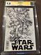 Star Wars #11 -immonen B&w Cover- Rare Retailer Incentive (1100)! - Cgc 9.8