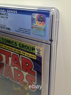 Star Wars #13 (1978) Marvel Bronze Age Comic CGC 9.6 Graded 35 Cent