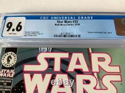 Star Wars 13 Cgc 9.6 White Pages 1st Yaddle Dark Horse Comics 1999