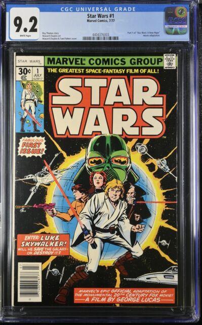 Star Wars (1977) #1 Cgc Nm- 9.2 1st Print 1st App Luke Skywalker Darth Vader