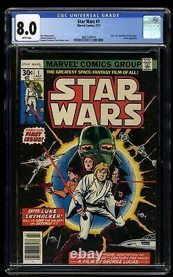 Star Wars (1977) #1 CGC VF 8.0 White Pages