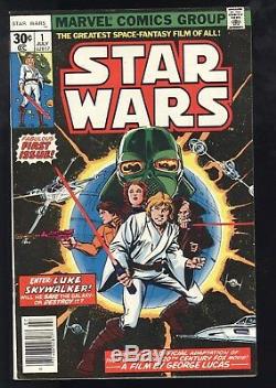Star Wars (1977) #1 First Print 30 Cent Cover Classic First Issue Roy Thomas FN