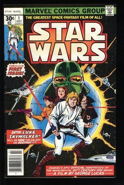 Star Wars (1977) #1 Vf+ 8.5 1st App Luke Skywalker Darth Vader! Marvel 1977
