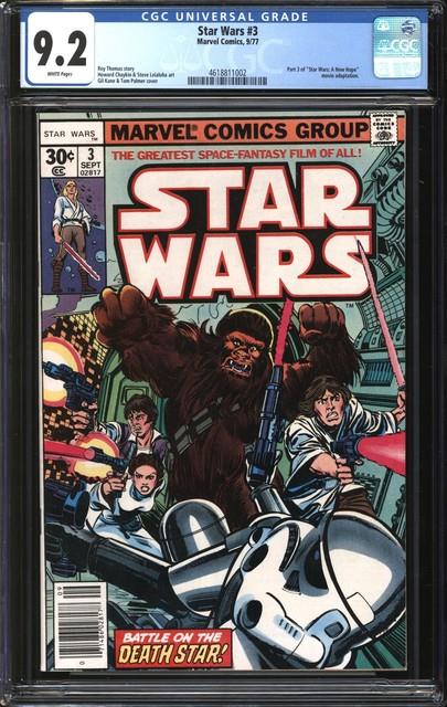 Star Wars (1977) #3 Cgc 9.2 Nm