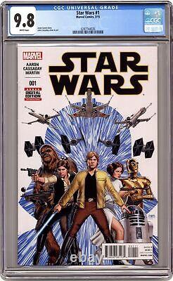 Star Wars 1A Cassaday 1st Printing CGC 9.8 2015 0287744026