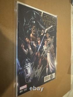Star Wars #1D Vol. 2 Variant Scott Campbell & Stan Lee Signed with COA NM Cond