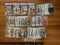 Star Wars #1-107 Plus Annuals #1-3 Newsstand Complete Lot High Grade Marvel 1977 Star Wars #1-107 Plus Annuals #1-3 Newsstand Complete Lot High Grade Marvel 1977