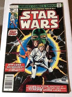 Star Wars #1 (1977) 1st Print and Star Wars #42 First Boba Fett