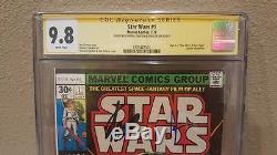 Star Wars #1(1977) 9.8 CGC SS WHITE PAGES Signed by Stan Lee & Howard Chaykin