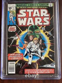 Star Wars #1 (1977) CGC 9.4 Part 1 of A New Hope Movie Adaption Great Color