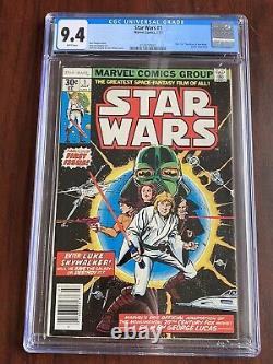 Star Wars #1 (1977) CGC 9.4 Part 1 of A New Hope Movie Adaption Great Color