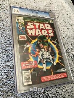 Star Wars #1 (1977) CGC 9.4. WHITE pages. CGC 0237909014