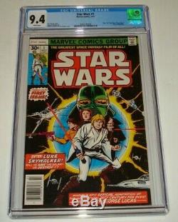 Star Wars 1 1977 CGC 9.4 White Pages Marvel Comics