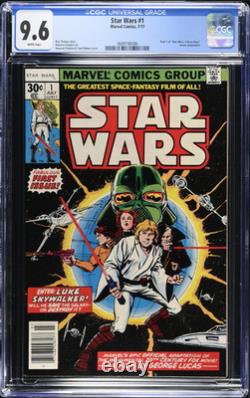 Star Wars #1 (1977) CGC 9.6 WHITE? Iconic Marvel First Issue Classic