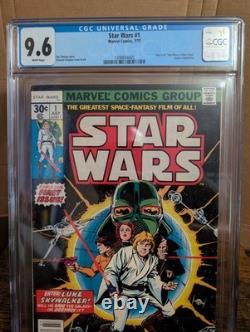 Star Wars #1 1977? CGC Graded 9.6 First Printing Newstand Edt. White Pages Star Wars #1 1977? CGC Graded 9.6 First Printing Newstand Edt. White Pages