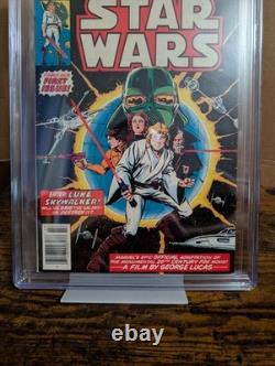 Star Wars #1 1977? CGC Graded 9.6 First Printing Newstand Edt. White Pages Star Wars #1 1977? CGC Graded 9.6 First Printing Newstand Edt. White Pages