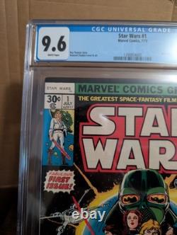 Star Wars #1 1977? CGC Graded 9.6 First Printing Newstand Edt. White Pages Star Wars #1 1977? CGC Graded 9.6 First Printing Newstand Edt. White Pages