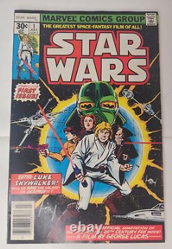 Star Wars #1 1977 Marvel Comics 1st Print Printing A New Hope