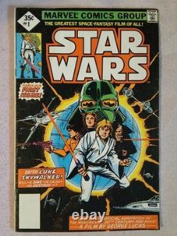 Star Wars #1 (1977 Marvel) Whitman Reprint Variant RAW Ungraded Star Wars #1 (1977 Marvel) Whitman Reprint Variant RAW Ungraded