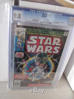 Star Wars 1 1977 Marvel comics CGC 9.8 White Pages