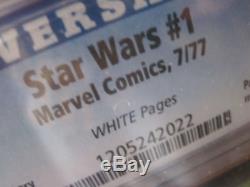 Star Wars 1 1977 Marvel comics CGC 9.8 White Pages