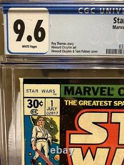 Star Wars #1 1977 Original first print COMIC CGC Graded 9.6 White Pages