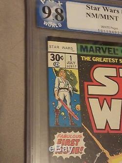 Star Wars #1 1977 PGX Graded 9.8 1st Printing Luke Skywalker Princess Leia R2-D2