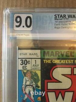 Star Wars #1 1st App Darth Vader graded 9.0