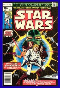 Star Wars 1 1st Luke Skywalker Darth Vader R2D2 C3PO Leia Organa 1977 98 G2U