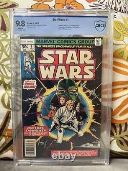 Star Wars #1 1st Printing CBCS 9.8 1977 Marvel? White Pages
