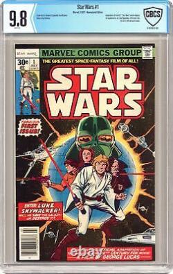 Star Wars #1 1st Printing CBCS 9.8 Newsstand 1977 Marvel 21-2078B33-002