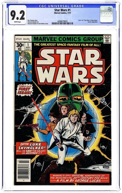 Star Wars #1 1st Printing Cgc 9.2 1977 Marvel 4288679003