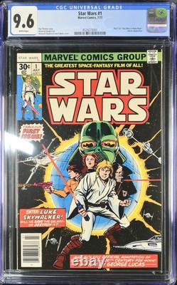 Star Wars #1 1st Printing CGC 9.6 1977 Marvel Star Wars #1 1st Printing CGC 9.6 1977 Marvel