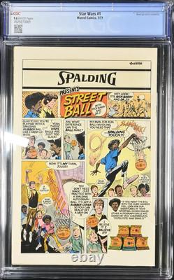 Star Wars #1 1st Printing CGC 9.6 1977 Marvel Star Wars #1 1st Printing CGC 9.6 1977 Marvel