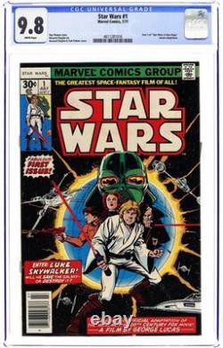 Star Wars #1 1st Printing CGC 9.8 1977 Marvel 4611281016