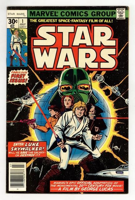 Star Wars #1 1st Printing Fn+ 6.5 1977 Marvel
