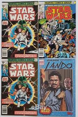 Star Wars 1 1st print, 1 Reprint, 2 1st print, & Lando 1 SDCC CGC/CBCS Ready