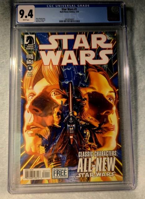 Star Wars #1 (2013) Cgc 9.4 Wp Alex Ross Cover Dark Horse Direct Edition