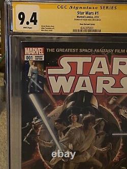 Star Wars #1 2015 CGC 9.4 Alex Ross Variant Edition Signed By ALEX ROSS